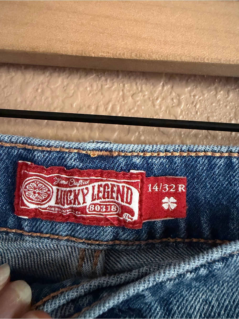 Lucky Brand Blue Embroidered Patchwork Boyfriend Jeans Size 14/32R - Picture 5 of 11